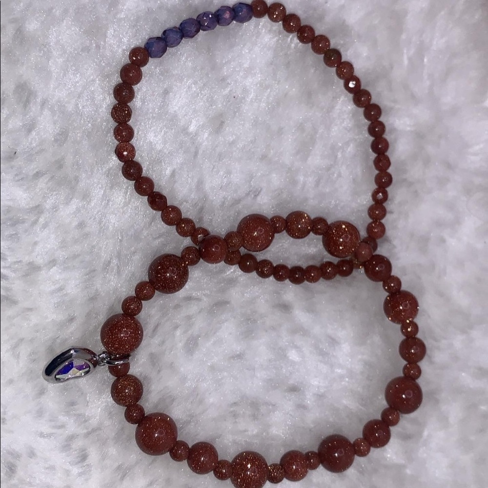 Goldstone Beaded Bracelets